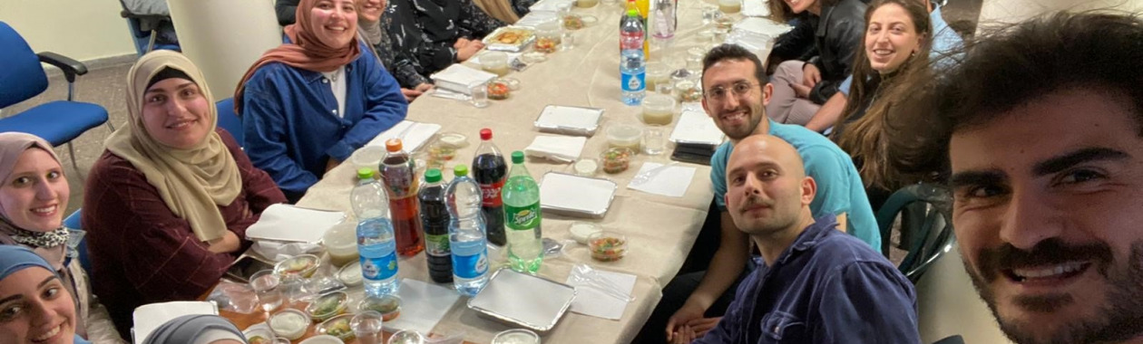סעודת האפטאר - מורי ותלמידי החוג לשפה וספרות ערבית